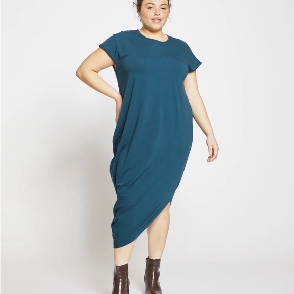 Teal Geneva Dress by Universal Standard - Picture 2 of 10